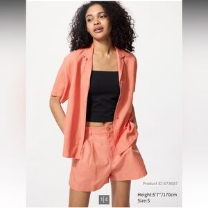 Uniqlo Women's Linen Cotton Shorts